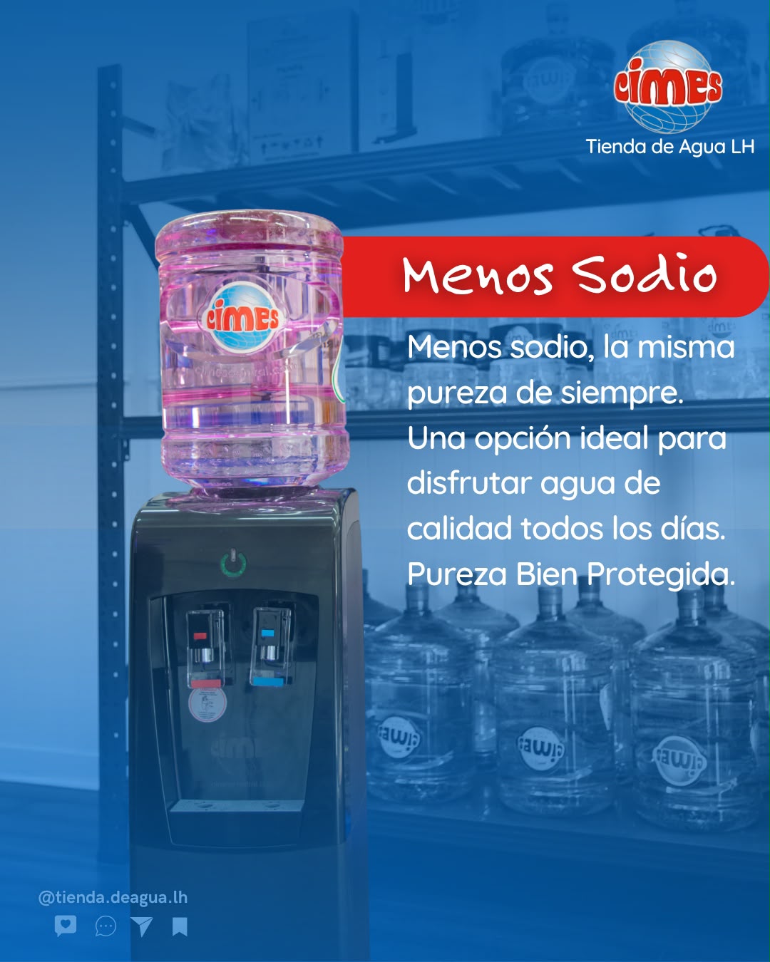 Botellón 20 Litros retornable Bajo sodio.